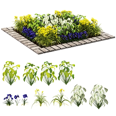 Durable Polys Outdoor Plant 3D model image 1 