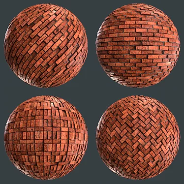 Seamless Brick PBR Texture Pack 3D model image 1 