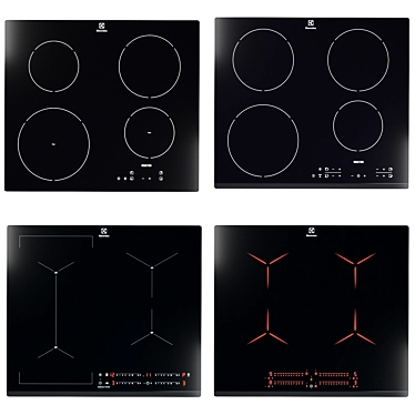 Electrolux Hob Set: Induction Power! 3D model image 1 