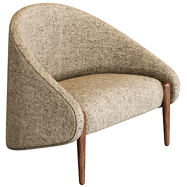 Luxury Comfort: Roche bobois Walrus Armchair 3D model image 1 