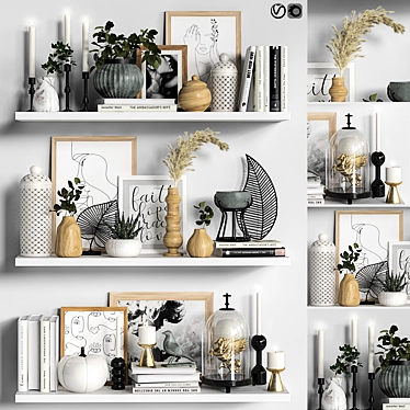 Versatile Decor Set 3D model image 1 