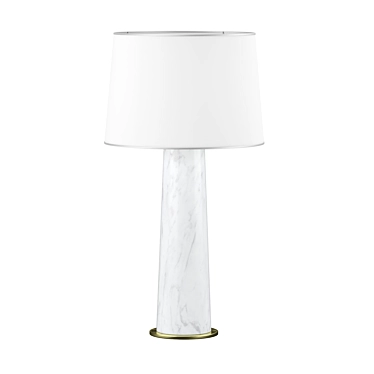 Elegant Vestbirk Marble Lamp 3D model image 1 