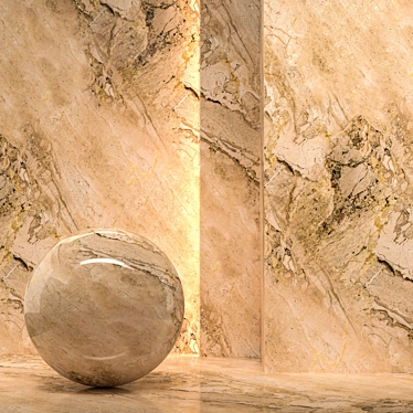 Seamless 4K Stone Map 3D model image 1 