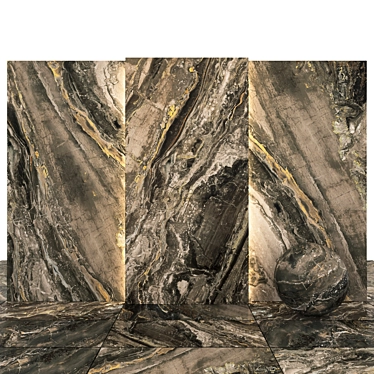 Arabesque Dream Marble: Elegant, Glossy, Versatile 3D model image 1 