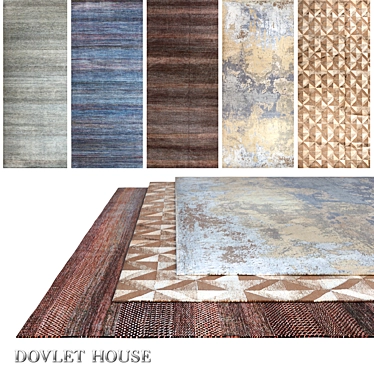 Luxurious Dovlet House Carpets Set 3D model image 1 