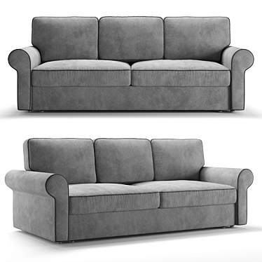 Elegant Tulon Sofa: Stylish and Spacious 3D model image 1 