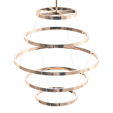 Eichholtz Elements Chandelier: Timeless Elegance 3D model image 1 