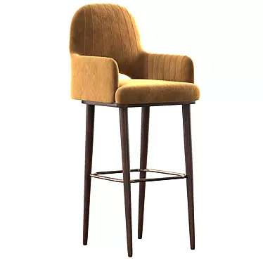 Modern Bar Chair: Sleek Design & Advanced Features 3D model image 1 