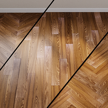 Massive Ash Wood Flooring | DEKER Ash Crimea 3D model image 1 