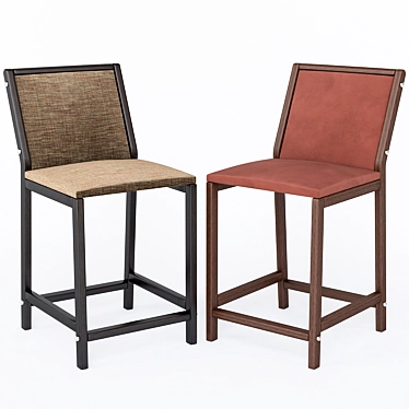 Xan_Style Minimalist Chairs 3D model image 1 