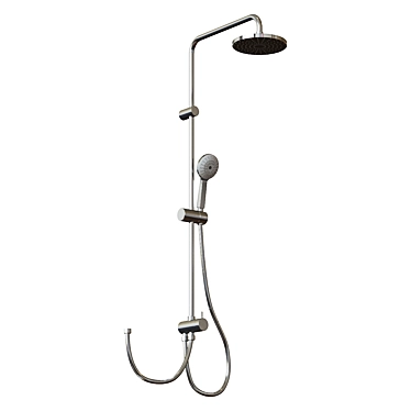 Roca Victoria Connect Shower Column: Ultimate Shower Experience! 3D model image 1 