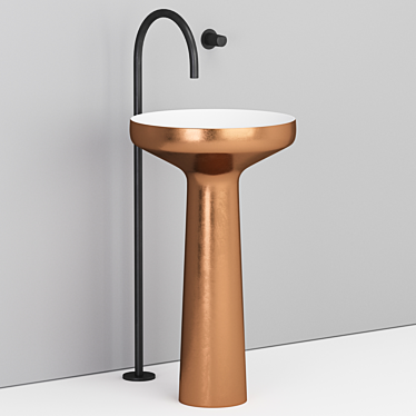 Copper Elegance: Antonio Lupi Ago 85 3D model image 1 