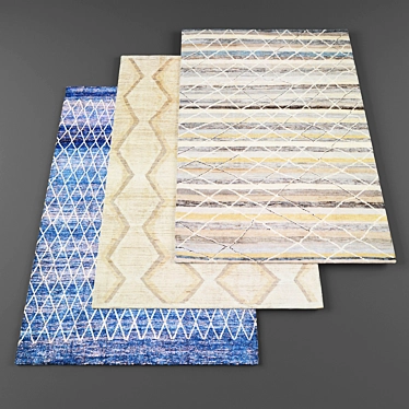 High-Resolution Carpets Bundle 3D model image 1 