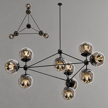 Modo 10 Globes: Versatile, Stylish Lighting 3D model image 1 