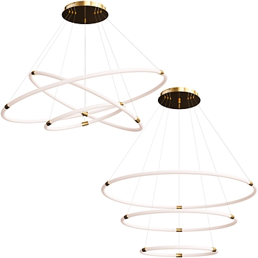 Elegant Oracle A Chandelier 3D model image 1 