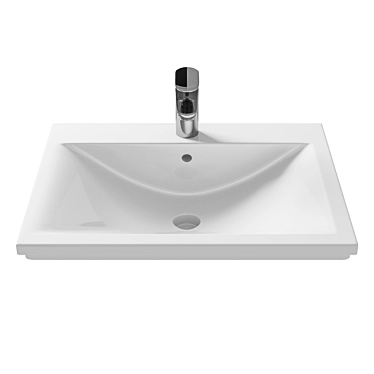 Roca Diverta Washbasin 55x42: Modern Elegance 3D model image 1 