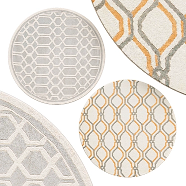 Elegant Circle Rugs | No. 176 3D model image 1 