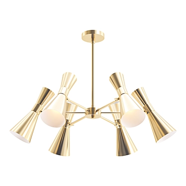 Elegant Modern Lighting Fixture 3D model image 1 