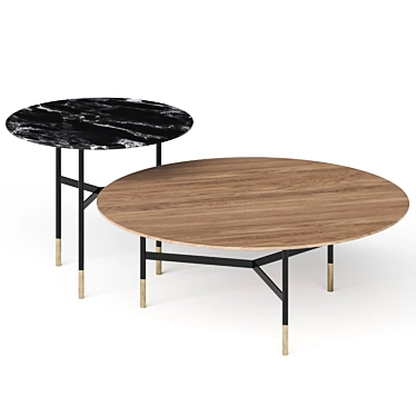 Harri Coffee Table - Stylish and Versatile 3D model image 1 