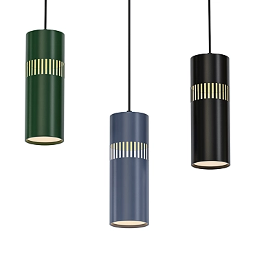 Vattern-One: Modern Hanging LED Pendant Light 3D model image 1 