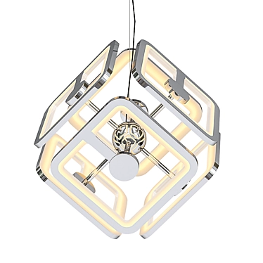 Elegant Transmitter Chandelier 3D model image 1 