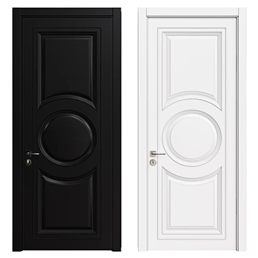 Elegant Door Interior 3D model image 1 