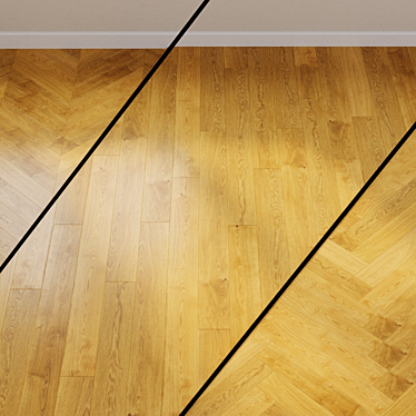 HARO PARQUET 4000 Oak Select Plank 3D model image 1 