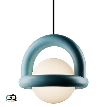 Dazzling Balloon Pendant Lights 3D model image 1 