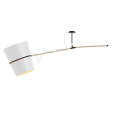 Illuminating Elegance: NEFERTARI Ceiling Light 3D model image 1 