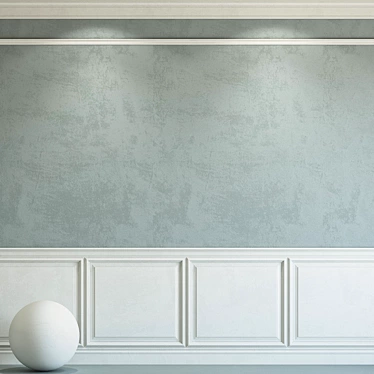 Elegant Molding Plaster 154 3D model image 1 