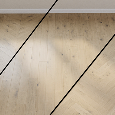 HARO PARQUET 4000 Gray Oak 3D model image 1 