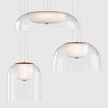 Title: Contemporary Pendant Lights: Stylish and Versatile 3D model image 1 