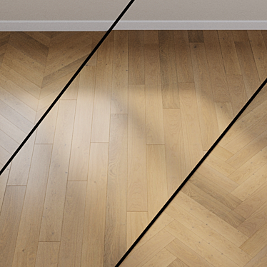 HARO 4000 Sand Gray Oak Parquet 3D model image 1 