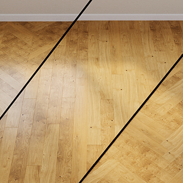 HARO PARQUET 4000 Oak Markant 1-Strip 180: Stunning PermaDur Finish! 3D model image 1 