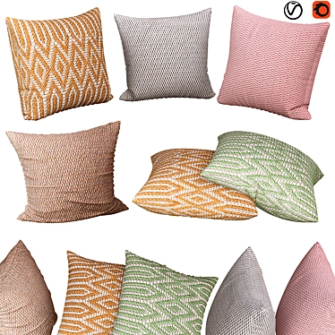 Elegant Cushions | No. 061 3D model image 1 