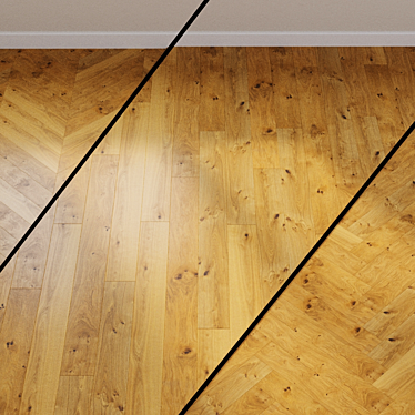 HARO PARQUET 4000 Rustic Oak Retro 3D 3D model image 1 