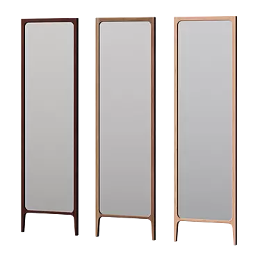 Sleek Italian Design: Rimmel Mirror 3D model image 1 