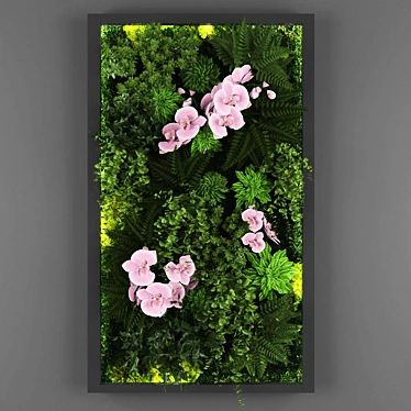 Vertical Garden Kit: Green Oasis 3D model image 1 