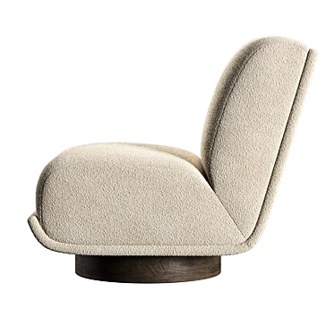 Bronwyn Swivel Chair: Modern Elegance, Perfect Swivel 3D model image 1 