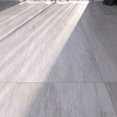 Hyper Silver Floor Tiles 60x120 3D model image 1 