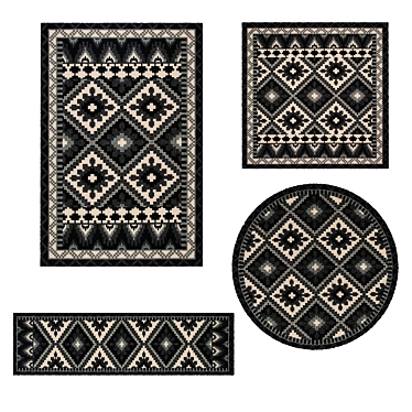 Versatile Rug Set with VRayFur 3D model image 1 