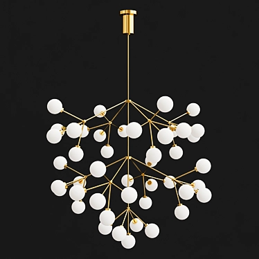 Elegant Mara Grande Chandelier 3D model image 1 