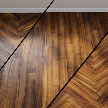 Italian Walnut Laminate Flooring 3D model image 1 