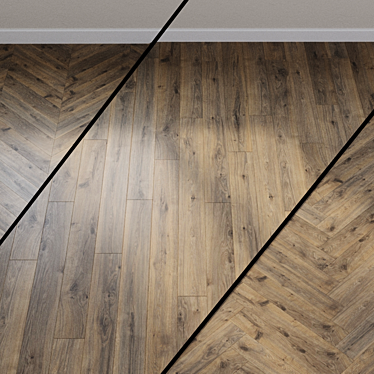 HARO Oak Crown Laminate Flooring 3D model image 1 
