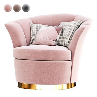 Elegant Besame Chair: Versatile, Stylish 3D model image 1 