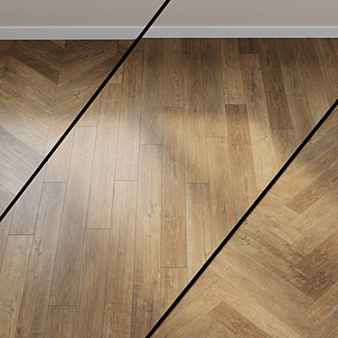 HARO TRITTY 90 Laminate Smoke Livorno Oak 3D model image 1 