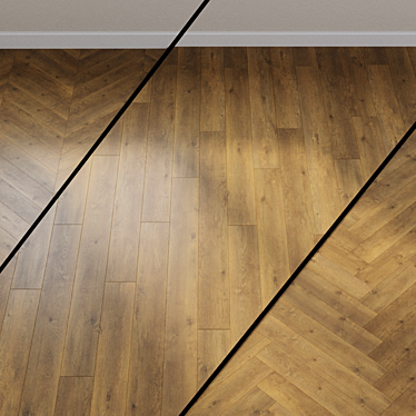 Haro Tritty 100 Laminate: Natural Bergamo Oak 3D model image 1 