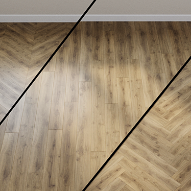 HARO Laminate Floor TRITTY 100 Gran Via Emilia Oak - Velvet Brown 3D model image 1 