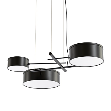 Elegant Excel Chandelier 3D model image 1 