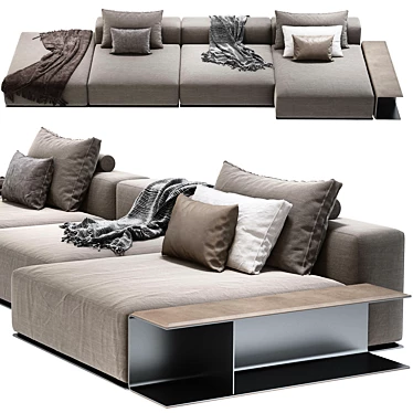 Modern Comfort: Westside Sofa by Poliform 3D model image 1 